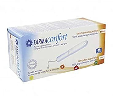 100% Baumwolle, FARMACONFORT Super Plus Tampons 14 uunidades