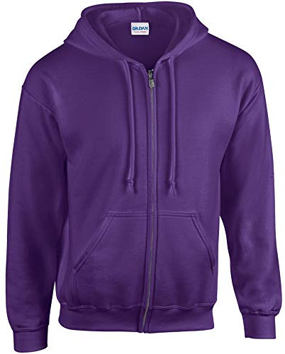 Gildan Heavy Blend Kapuzenjacke (2XL) (Lila)