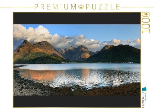 CALVENDO Puzzle Panorama, Glen Coe Village, Schottland | 1000 Teile Lege-Größe 64 x 48 cm Foto-Puzzle für glückliche Stunden