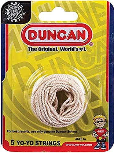 Duncan DUN30020 - Ersatzschnüre für Yo-Yos, 5er Pack, weiß