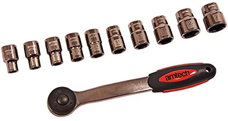 Amtech I0370 11 Piece 1/2 Socket Set