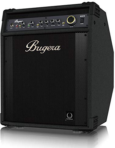 Bugera BXD15 Bassverstärker-Topteil, 1000 W, Class-D, mit 38,1 cm (15 Zoll) Original-Turbosound-Lautsprecher, MOSFET-Vorverstärker, Kompressor und DYNAMIZER-Technologie