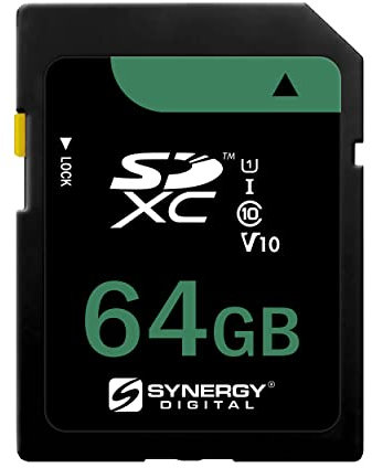 Synergy Digital Memory Card, Compatible with Nikon COOLPIX B500 Digital Camera Memory Card 64GB Secure Digital Class 10 Extreme Capacity (SDXC) Memory Card