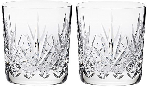 Royal Scot Crystal - Highland - x2 Large Tumblers - Boxed