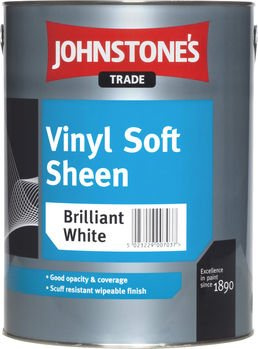 5LTR - JOHNSTONES TRADE VINYL SOFT SHEEN EMULSION MAGNOLIA