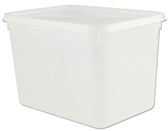 Take Away Supplies LTD 4 Litre Rectangular Ice Cream Container/Food Storage Container (60)