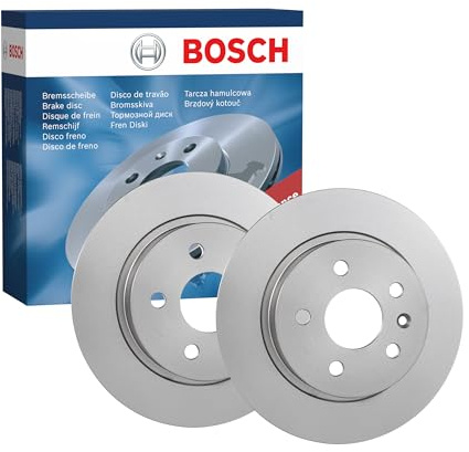 Bosch BD1489 Brake Discs - Rear Axle - ECE-R90 Certified - 1 Set of 2 Discs