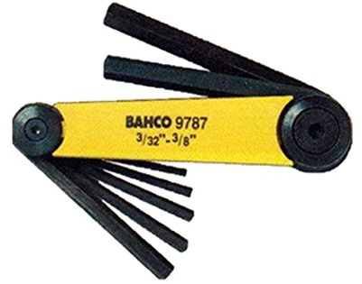Bahco BE-9787 Hexagon Offset Screwdriver Set, Yellow/Black