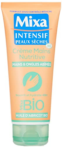 Mixa Bio Intensive Handcreme, nährend, trockene Hände, Aprikose, Bio, 2 x 100 ml