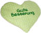 Herzkissen mit Spruch für Babys Wärmekissen mit Rapssamen Rapskissen mit Spruch Körnerkissen Personalisiertes Kissen zum wärmen, Größe: ca. 15x17cm Spruch: Gute Besserung, Farbe: grün kariert (Grün Gute Besserung)