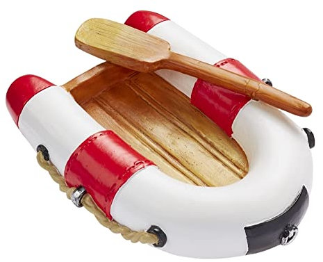 Hobbyfun Schlauchboot rot/weiß ca. 7 x 5 cm
