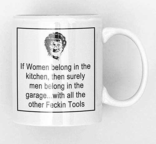 If Women Belong in The Kitchen MRS Brown's Boys Ceramic Mug New Unique Easy Gift for All Occasions