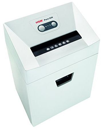 Aktenvernichter HSM Pure 320, Sicherheitsstufe 2, 14 Blatt (Streifenschnitt)