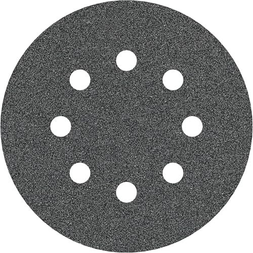 Bosch 5x PRO Plastic and Hard Stone F355 Sanding Disc (for Concrete, Hard stone, Ø mm, Grit 80, Professional Accessory Random Orbital Sander)