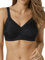 Triumph Womens Doreen + Cotton 01 Non-wired Bra, Black, 42D UK