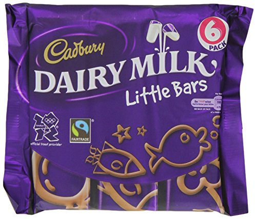 Cadbury Dairy Milk 6 Little Bars (Pack of 8, Total 48 Bars)0.13kg