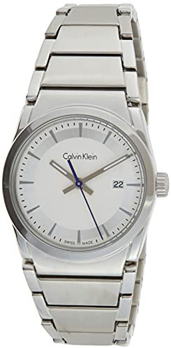 Calvin Klein Herren Analog Quarz Uhr mit Edelstahl Armband K6K33146