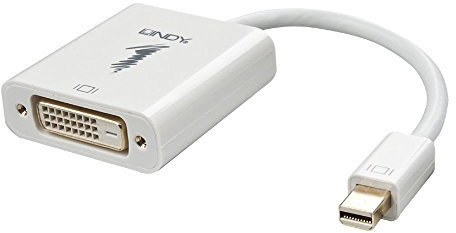 LINDY Mini DisplayPort to DVI-D Active Adapter Converter - White
