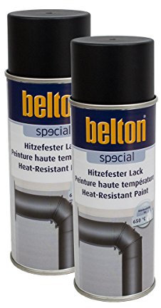 Kwasny 2X 323 301 Belton Special Hitzefester Lack schwarz 400ml