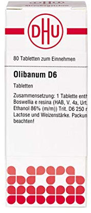 DHU Olibanum D6 Tabletten, 80 St. Tabletten