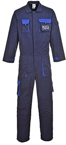 Portwest Portwest Texo Kontrast Overall, Größe: S, Farbe: Marine, TX15NARS