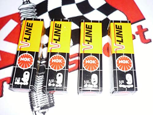 4x NGK Zündkerze V-Line 23 4483 BKR5EK für CITROEN FIAT OPEL PEUGEOT RENAULT