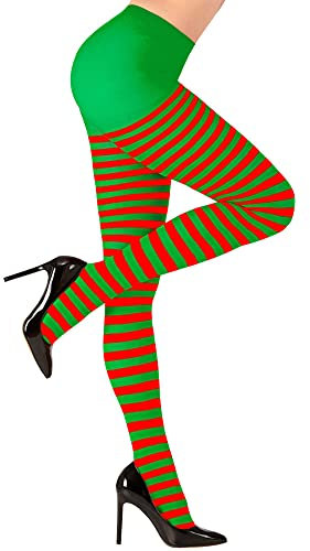 W WIDMANN MILANO Party Fashion - Medias, rayas, 70 DEN, Halloween, disfraces