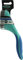Axus Decor Cepillo de tira (serie azul) Cepillo de alambre con mango suave para limpiar óxido, suciedad, azulejos, para el hogar, jardín y uso industrial, tamaño de la cabeza: 180 mm