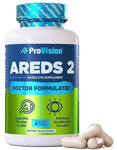 Provision AREDS 2 Eye Vitamins - Lutein and Zeaxanthin Complex, 60 Capsules