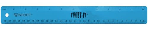 Westcott 30,5 cm Twist It Flexible Lineal