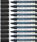 Schneider Maxx 293 Whiteboardmarker (Strichstärke: 2+5 mm, nachfüllbar) 10er Packung schwarz