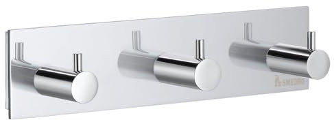 Smedbo Pool Triple Handtuch Haken, Silber