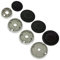 Spares2go Hornillo Gas Quemador Crown & Tapón Kit para Flavel Horno Cookers (Pequeño, Mediano x2, Grande)