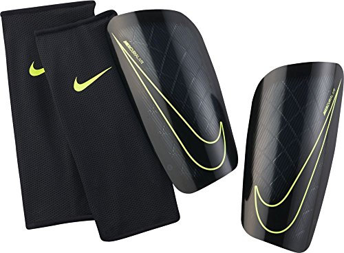 NIKE Herren Mercurial Lite Schienbeinschoner, schwarz/Volt, S