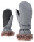 Ziener Damen KEM MITTEN lady glove Ski-handschuhe / Wintersport |warm, atmungsaktiv, grau (grey melange), 8