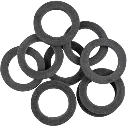 Schläfer 1845 | 10PZ- Guarnizione Idraulica Universale in Gomma per Sifone 1 Lavello Cucina, Altezza 3 mm, Guarnizione Piatta Compatibile con Lira, Rondella per Tubo di Scarico Lavandino Bagno