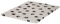 Danish Designs Fleecedecke mit Pfotenabdruckmotiv, groß, 125 x 148 cm, Grau