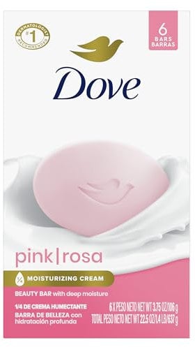Dove W-BB-1729 Rosa Schnheit Bars, 6 x 4,25 Unzen