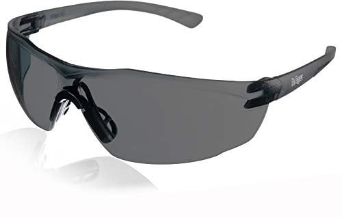 Dräger Schutzbrille X-pect 8321 | Leichte Sicherheitsbrille mit großem Sichtfeld | Für Baustelle, Werkstatt, Fahrrad-Fahren, Joggen | Getönt und beschlagfrei | 1 St.