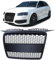 Griglia sportiva a nido d'ape senza emblema, colore nero opaco, adatta per Audi A3 8P 05-08