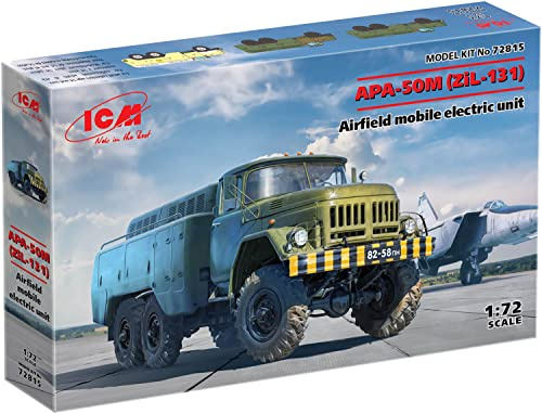 ICM ICM72815 1:72-APA-50M (ZiL-131) Airfield Mobile Elektroeinheit Maßstab Modellbausatz