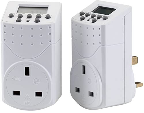 Draper 44912 230-Volt 7-Day Digital Timers (2-Pack)