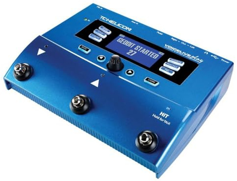 TC Helicon VOICELIVE PLAY 3-Button Vocal Effects Stompbox with Looping, Compatible with PC and Mac