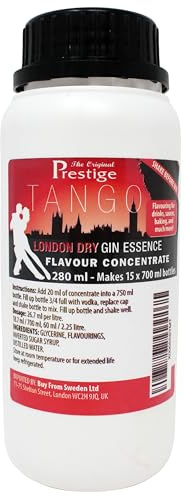 The Original Prestige - Tango Flavouring Essence Concentrate 280 ml – Add 20 ml into 750 ml – For Drinks and Beverages Mixers, HomeBrewing and More