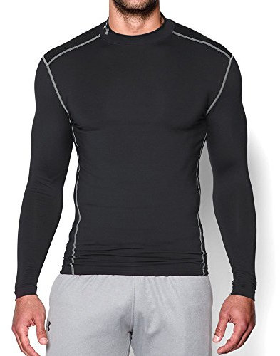Under Armour UA ColdGear Compression Mock, Black, Medium