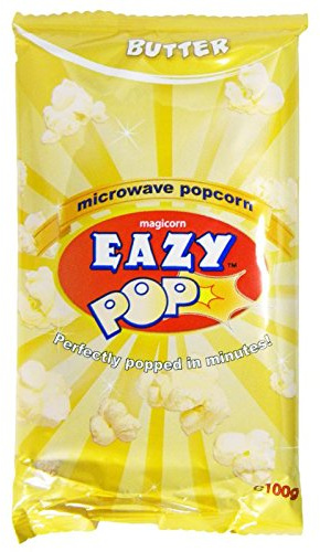 Eazy Pop - Butter-Popcorn - 3 x 100 g