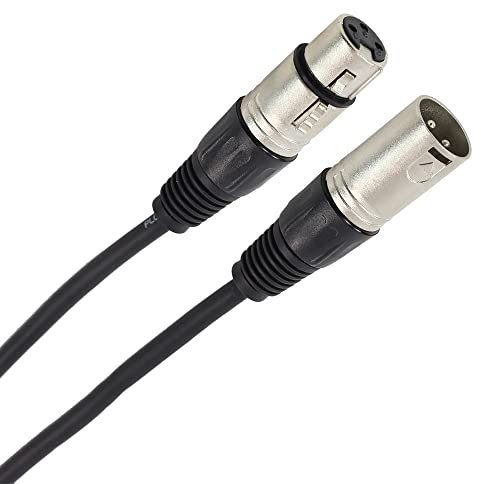 Plugger Câble XLR femelle 3b/mâle 3b 10 m Noir