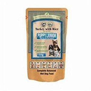 James Wellbeloved Welpenfutter Beutel Mit Truthahn & Reis M (150 G) (Packung mit 2)