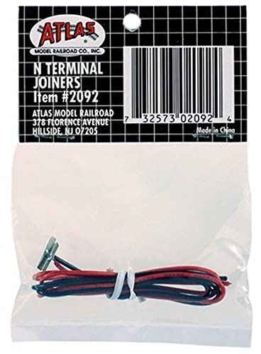 Atlas N Scale Code 55 Terminal Joiners (1 Pr)