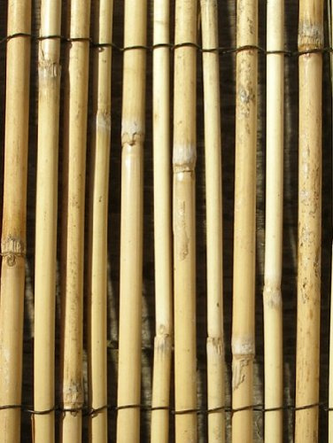 Papillon Peeled Reed Natural Garden Screening Roll Privacy Wind/Sun Protection 4m x 1.8m (13ft 1in x 5ft 10in)